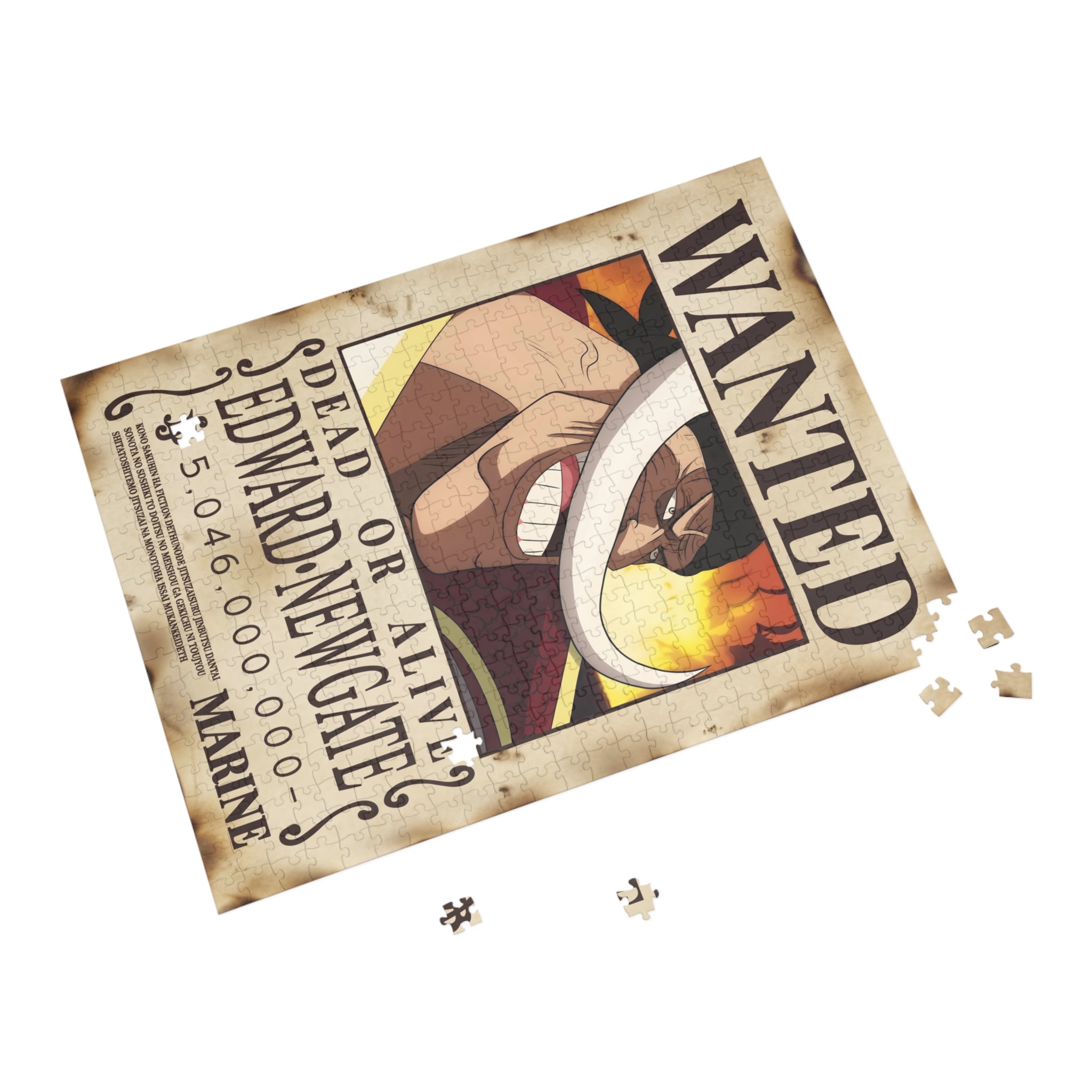 One Piece | Edward Newgate Barbabianca - Wanted Poster Vintage
