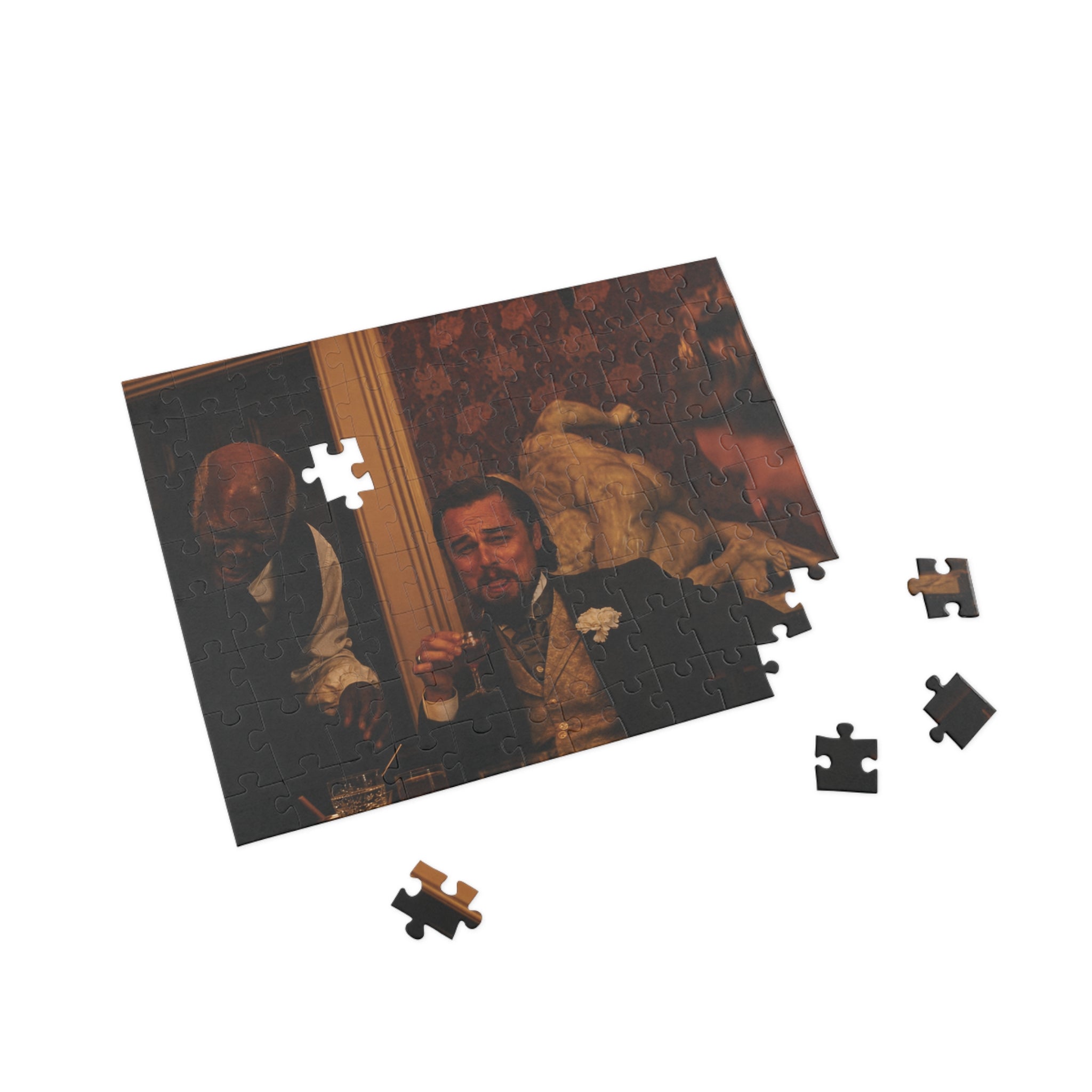 Django Unchained | Leonardo DiCaprio Sip Wine - Meme Cult