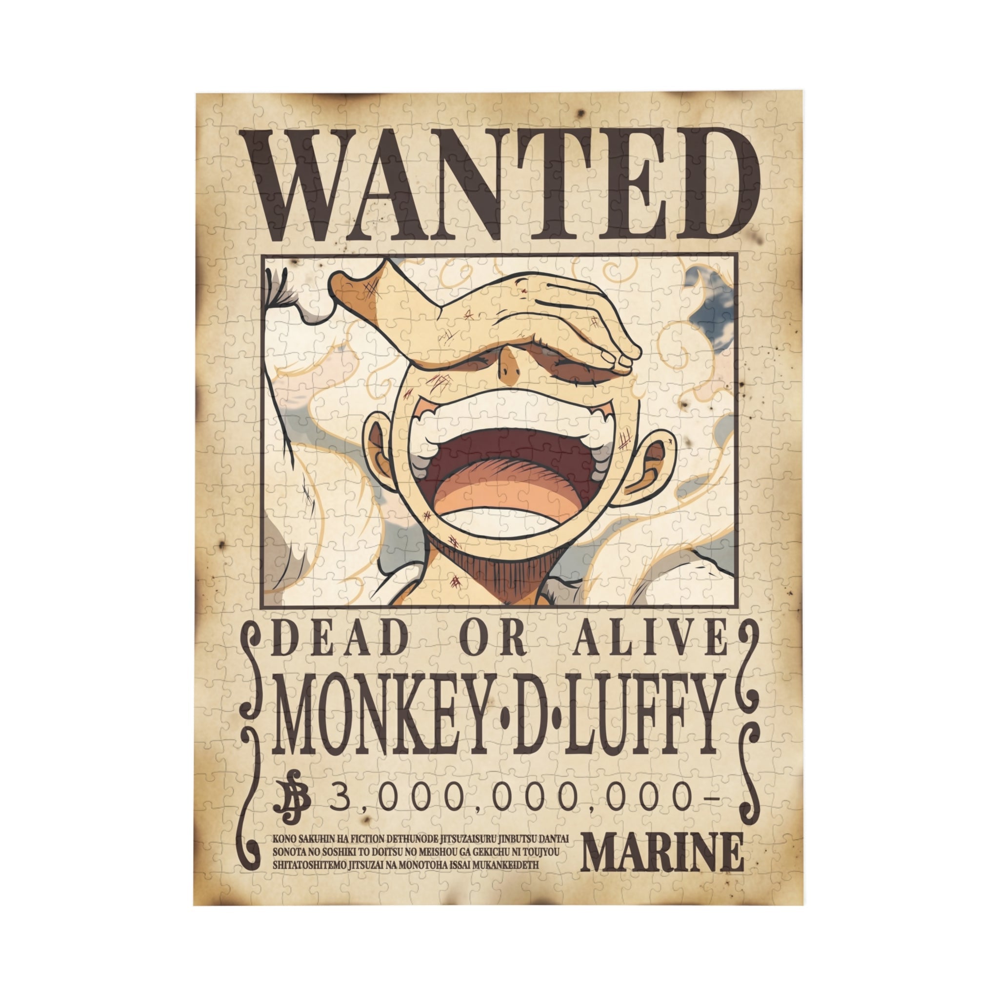 One Piece | Monkey D. Luffy - Wanted Poster Vintage