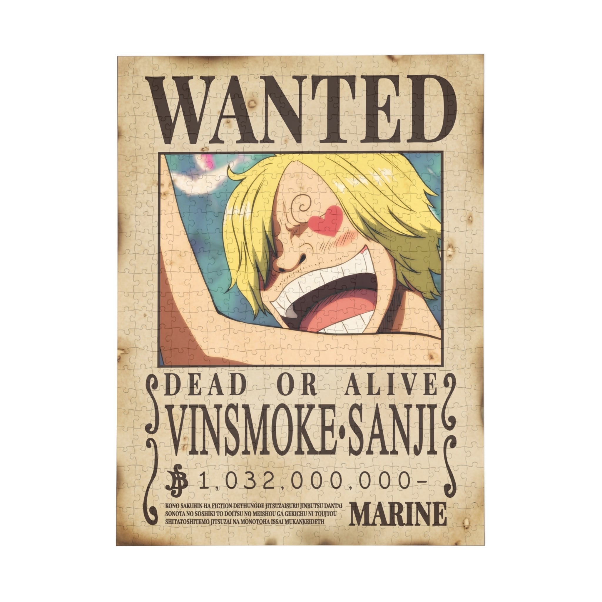 One Piece | Sanji - Wanted Poster Vintage