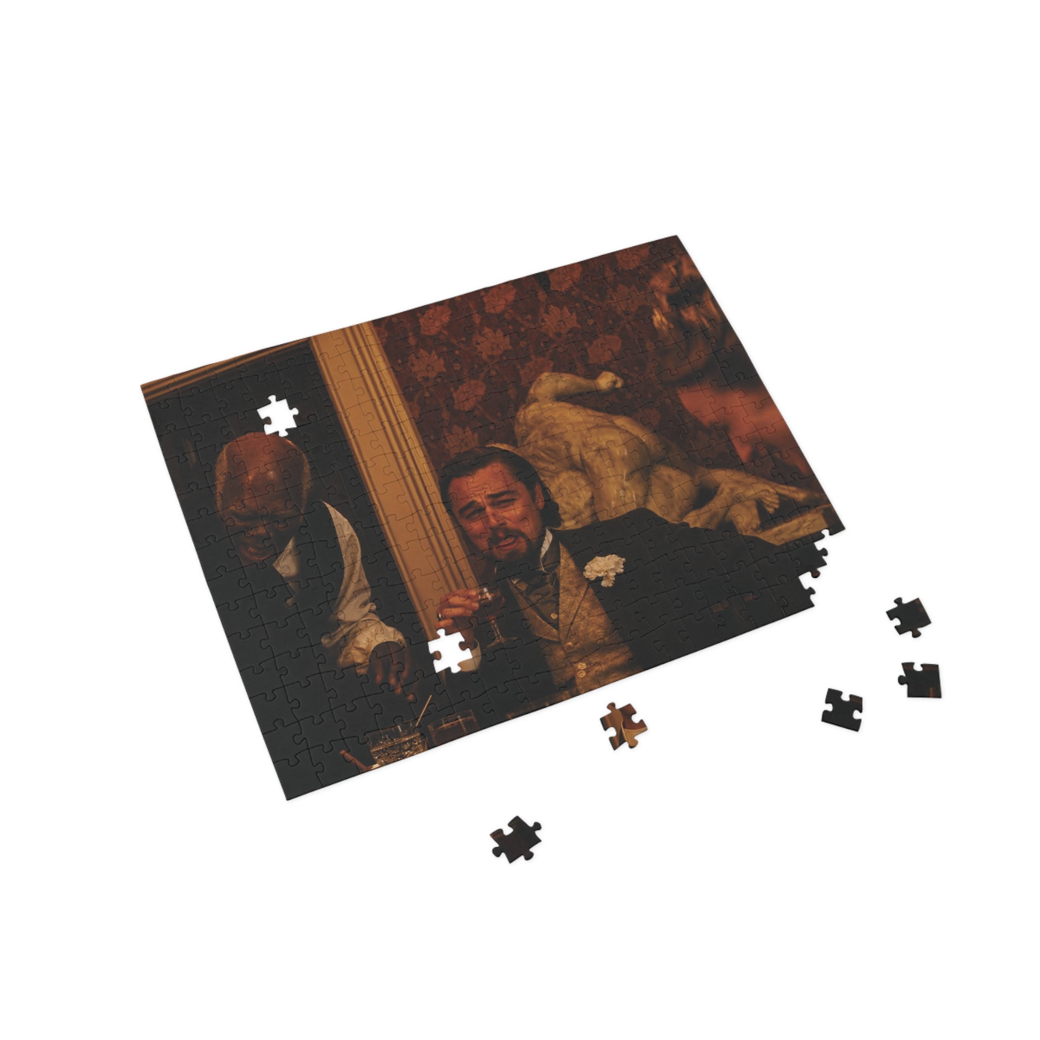 Django Unchained | Leonardo DiCaprio Sip Wine - Meme Cult
