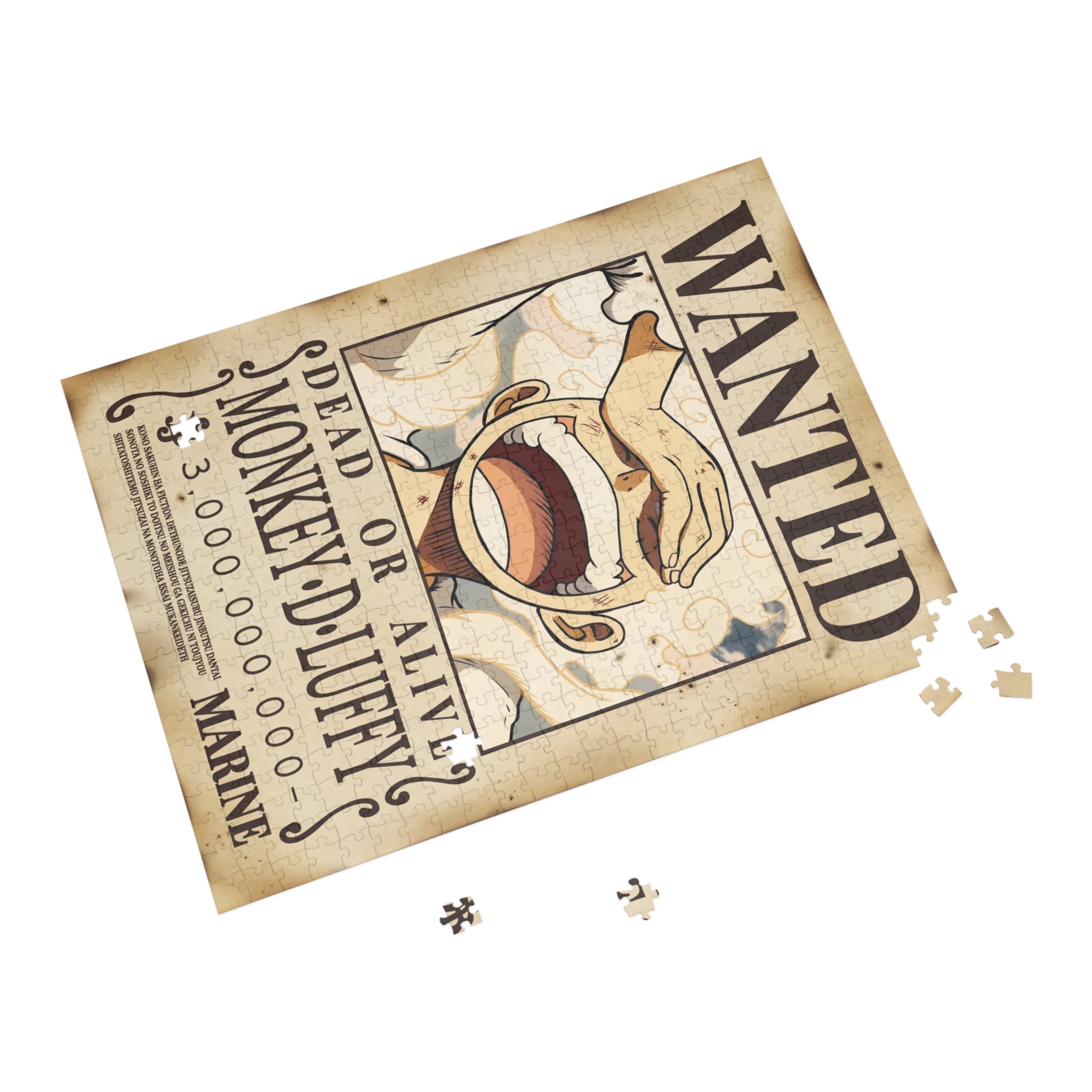 One Piece | Monkey D. Luffy - Wanted Poster Vintage