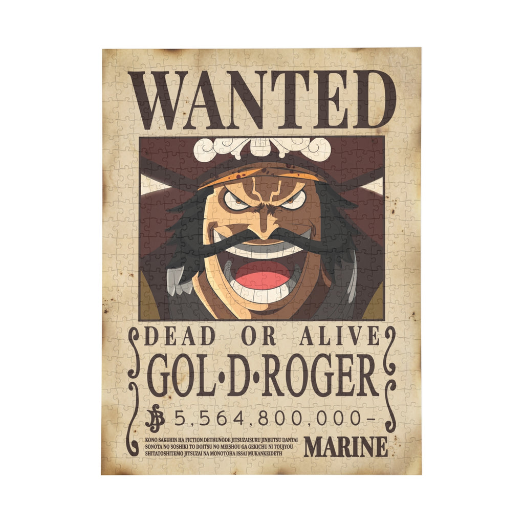One Piece | Gol D. Roger - Wanted Poster del Re dei Pirati