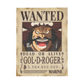 One Piece | Gol D. Roger - Wanted Poster del Re dei Pirati