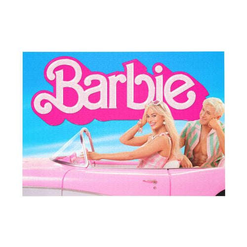 Barbie | Logo Retro Vintage con la Decapottabile Rosa