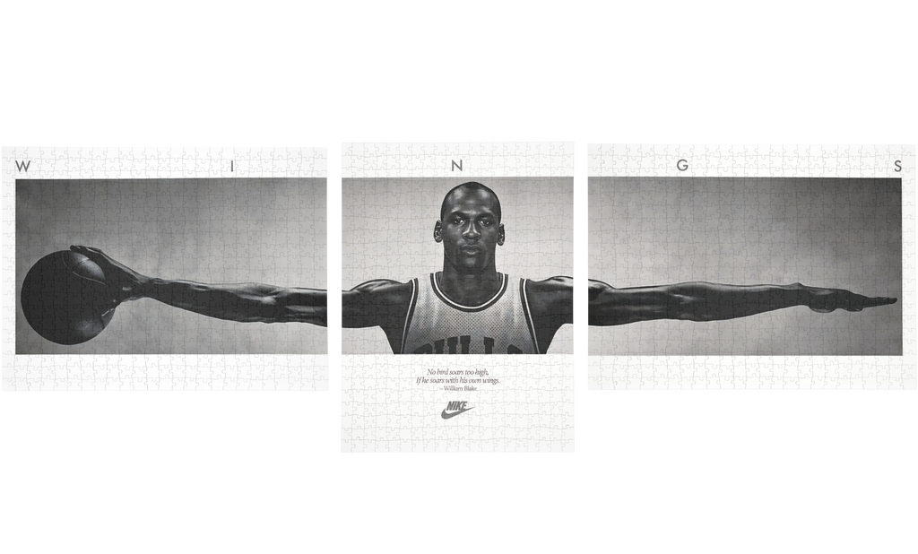 NBA | Michael Jordan Wings - Triplo Puzzle Poster Nike