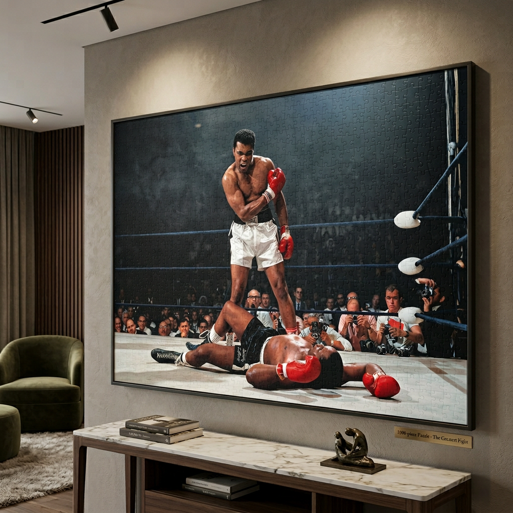 Muhammad Ali Puzzle 1000 Pezzi – KO Sonny Liston | Foto Storica Boxe