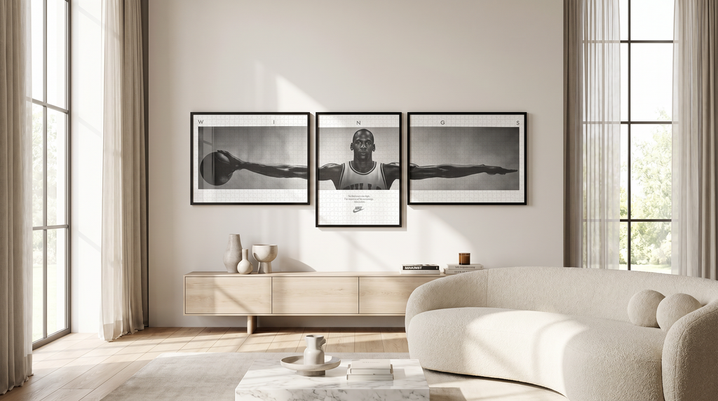 NBA | Michael Jordan Wings - Triplo Puzzle Poster Nike